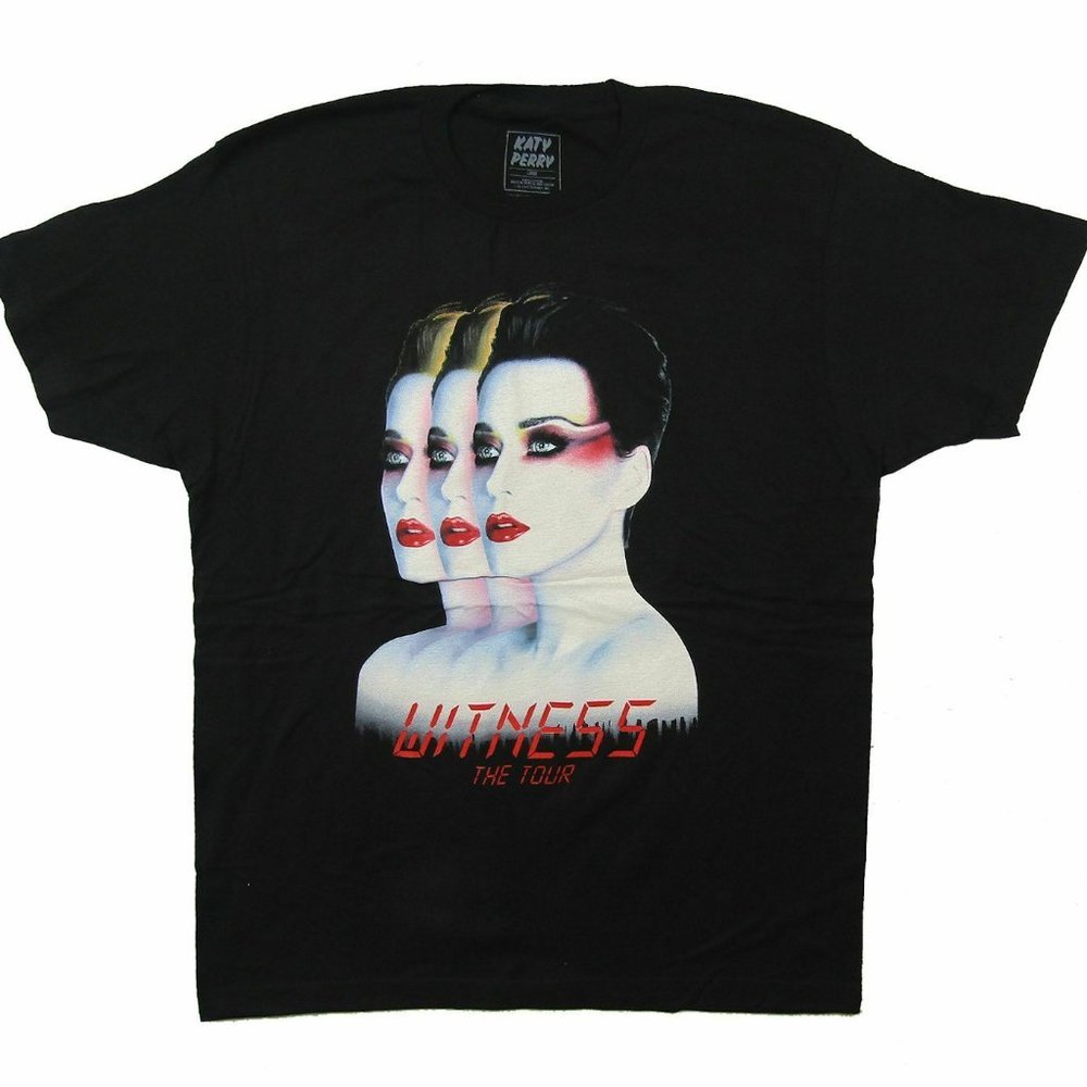 Katy Perry Black Witness Tour T-Shirt